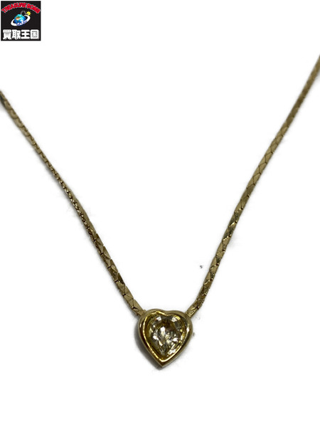 DIOR ハートストーン ネックレス