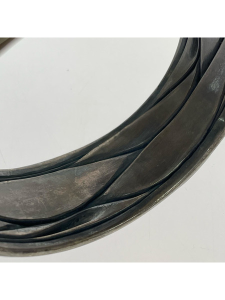 ブレスレット・バングル 925刻印 シワ加工 デザインバングル