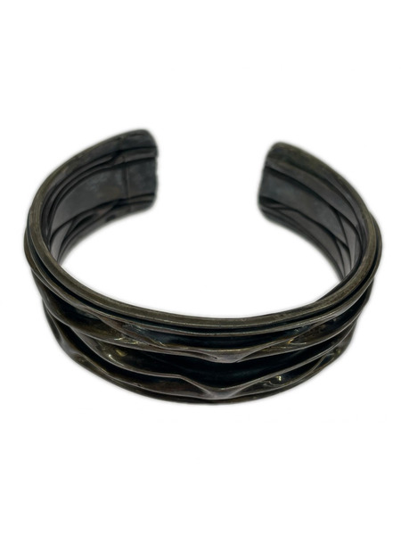 ブレスレット・バングル 925刻印 シワ加工 デザインバングル