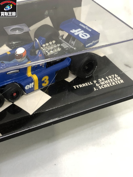 ミニチャンプス 1/43 TYRRELL P34 1976 6-WHEELER J.SCHECKTER