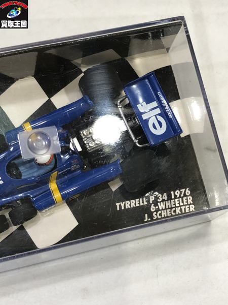 ミニチャンプス 1/43 TYRRELL P34 1976 6-WHEELER J.SCHECKTER