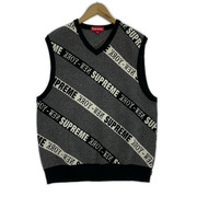 Supreme ジレ・ベスト 22SS Stripe Sweater Vest M