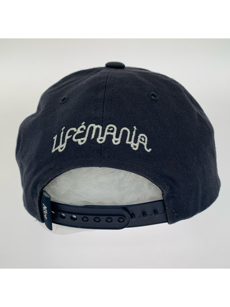 キャップ LIFEMANIA キャップ  紺