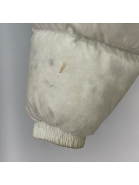 THE NORTH FACE ダウンジャケット UNDYED NUPTSE JACKET/WHT/XL