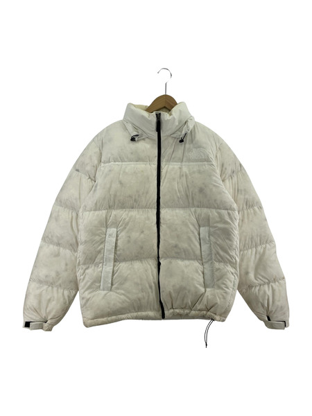 THE NORTH FACE ダウンジャケット UNDYED NUPTSE JACKET/WHT/XL