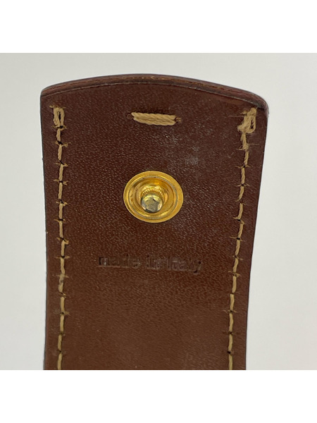 BURBERRY ノバチェック レザーブレスレット 茶