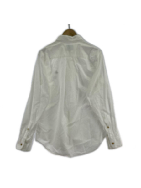 Vivienne Westwood 長袖シャツ オーブ刺繍 白