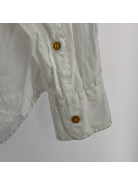 Vivienne Westwood 長袖シャツ オーブ刺繍 白