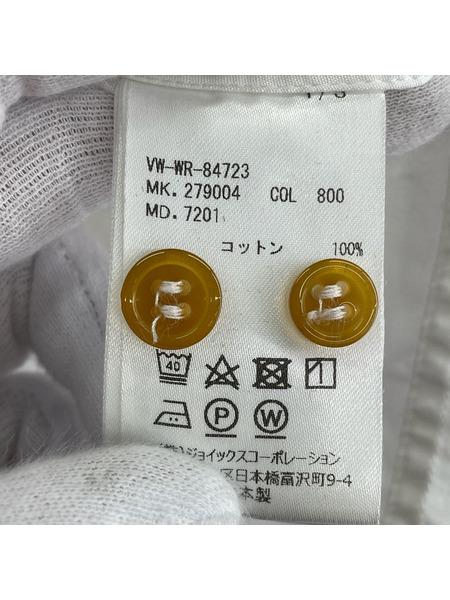 Vivienne Westwood 長袖シャツ オーブ刺繍 白