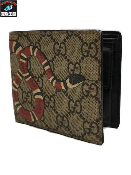 GUCCI GGスプリーム/二つ折り財布