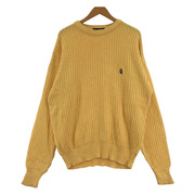 NAUTICA ニット・セーター 90s cotton knit (M)