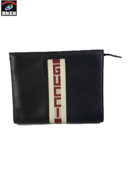 ハンドバッグ GUCCI ロゴジャガード クラッチ[値下]