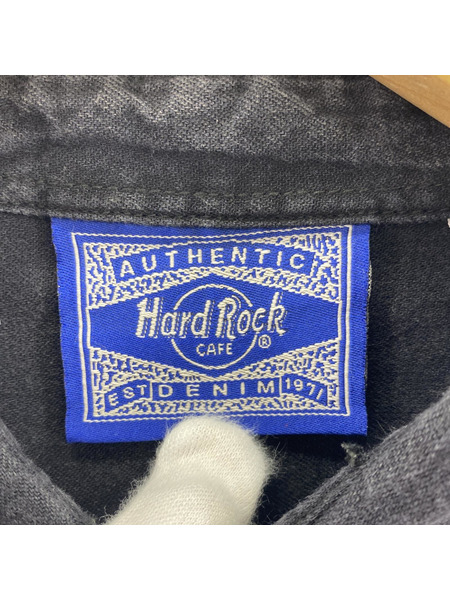 OLD・VINTAGE 長袖シャツ Authentic Hard Rock CAFE L/Sカットソー[値下]