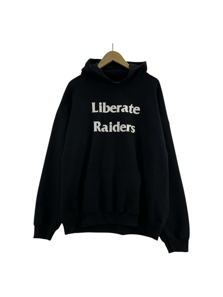 Ron Herman パーカー Liberaiders プリントパーカー 黒 L