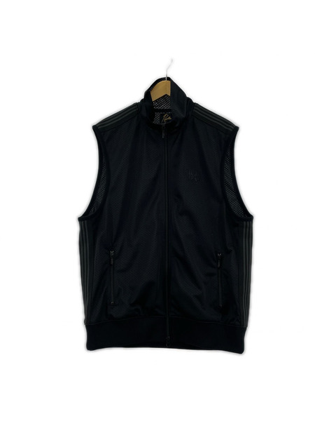 Needles ジレ・ベスト needles×studious 別注 ナイロン メッシュ ベスト ブラック[値下]