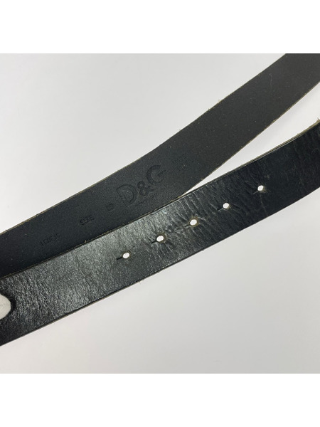 DOLCE&GABBANA ソノ他 ロゴバックル レザー ベルト