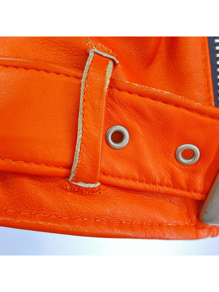 schott ライダース USA製 SIZE8  オレンジ