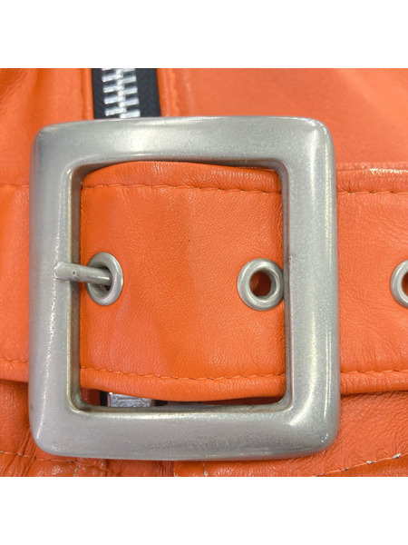 schott ライダース USA製 SIZE8  オレンジ