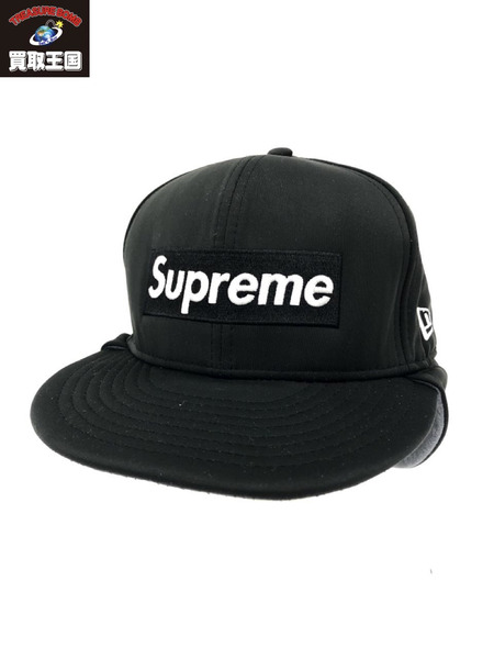 Supreme New Era Earflap Box Logo キャップ 黒[値下]