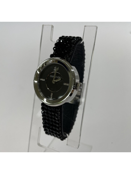 SWAROVSKI Piazza Mini Jet and Stainless Steel Watch