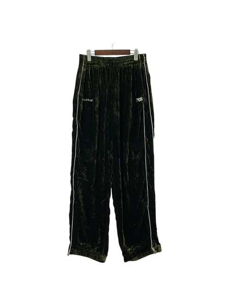 APPLEBUM×NAS Velour Track Pants ベロアトラックパンツ XL 緑