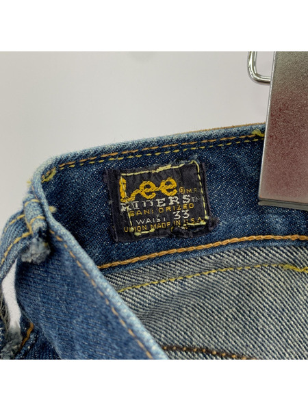 70s Lee 101Z サイド黒タグ オリジナル デニムパンツ 33インチ インディゴ