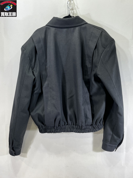 JOHN Black Spread Collar Jacket M