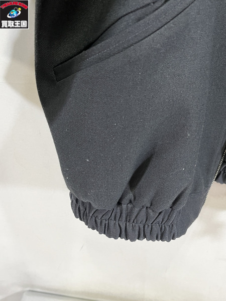 JOHN Black Spread Collar Jacket M