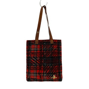 Vivienne Westwood ソノ他バッグ トートバッグ/チェック柄 赤