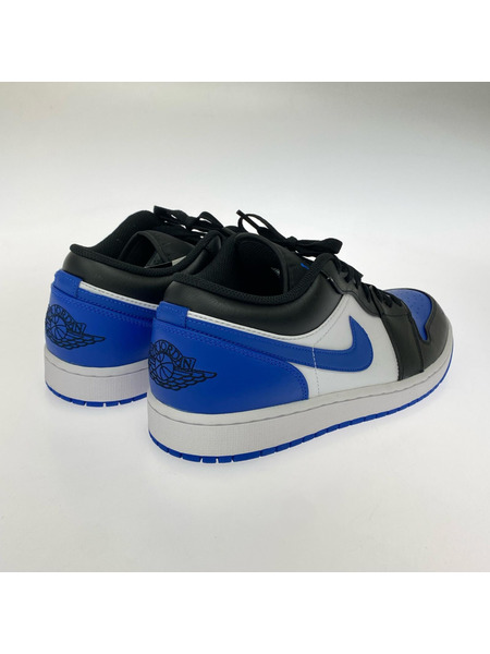 NIKE スニーカー AIR JORDAN 1 LOW WHITE/ROYAL  29.5