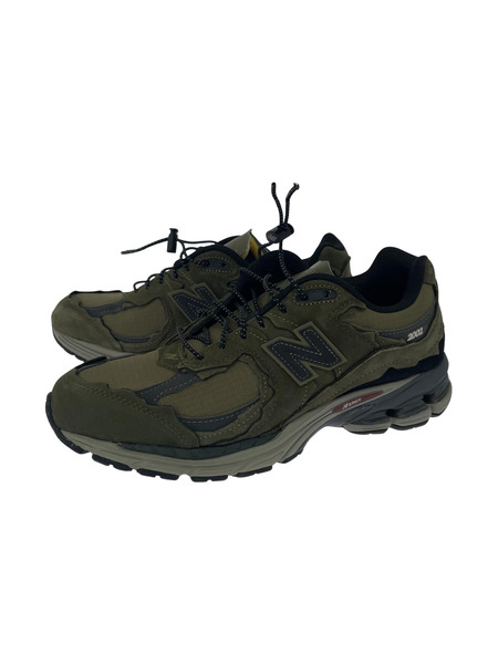 NEW BALANCE M2002RDN ローカットスニーカー カーキ (27.5cm)