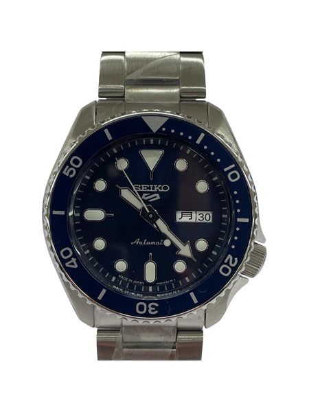 SEIKO 5SPORTS 4R36-07G0 自動巻キ ネイビー