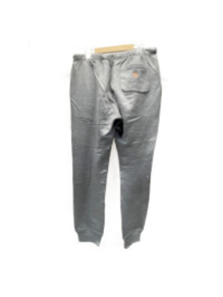 LOUIS VUITTON ロゴレザーパッチ スウェットパンツ L グレー RM142Q H6Y51WJUH[値下]
