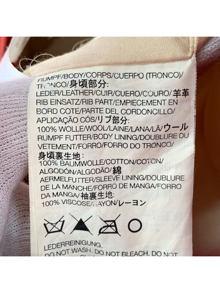 Y-3 レザージャケット ジップアップレザージャケット