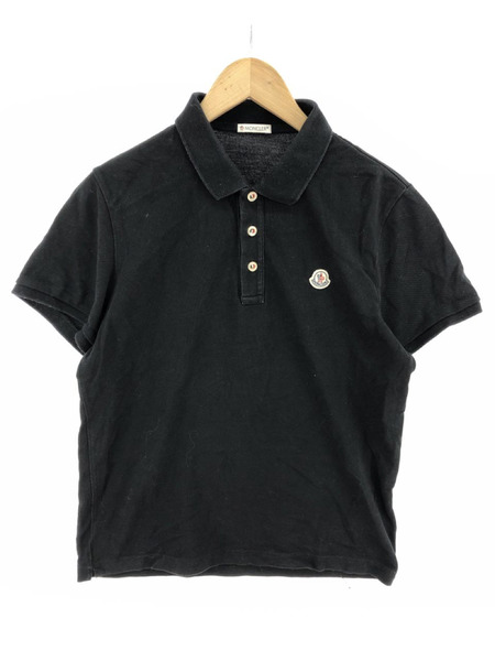 MONCLER ポロシャツ ブラック M｜商品番号：2100190269602 - 買取王国 ...