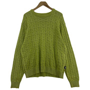 STUSSY STRAND SWEATER LIME M