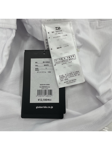 DAIWA PIER39 TECH TEE POCKET CREW　ホワイト　L BE-32024
