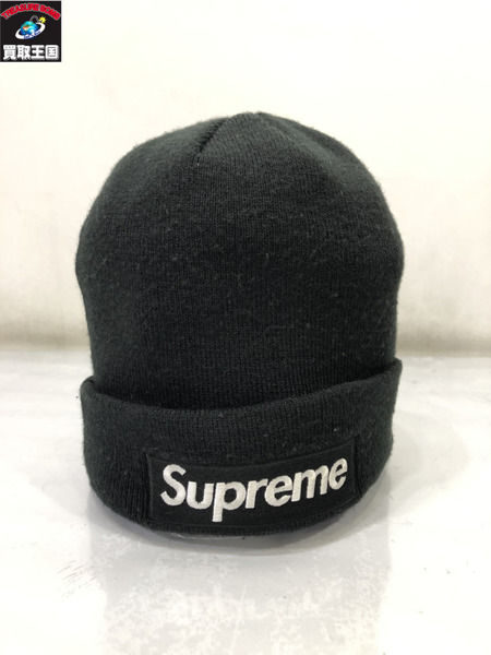 Supreme NEW ERA　ビーニー/BLK/16AW/黒/シュプリーム