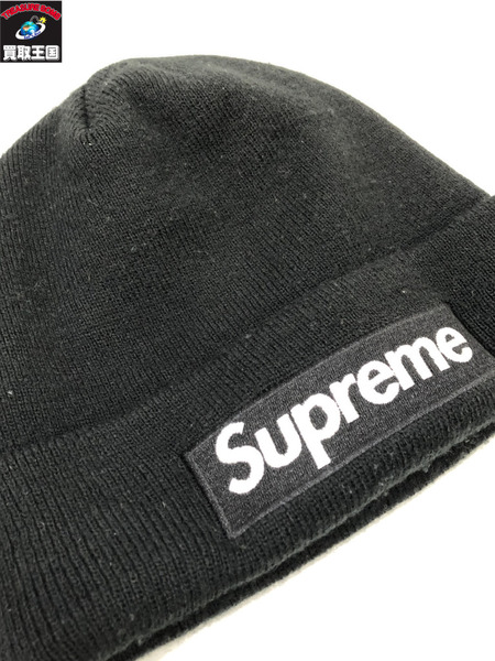 Supreme NEW ERA　ビーニー/BLK/16AW/黒/シュプリーム