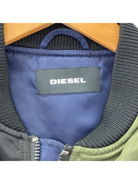 DIESEL バイカラーMA-1 フライトジャケット (S)