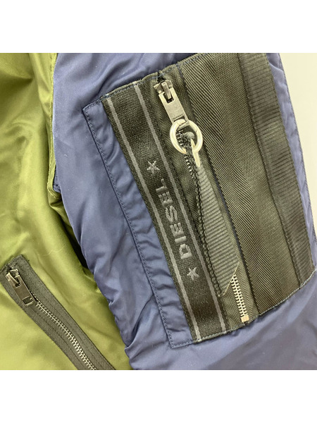 DIESEL バイカラーMA-1 フライトジャケット (S)