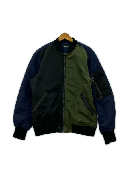 DIESEL バイカラーMA-1 フライトジャケット (S)