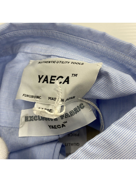 YAECA/COMFORT SHIRT RELAX/L/ブルー