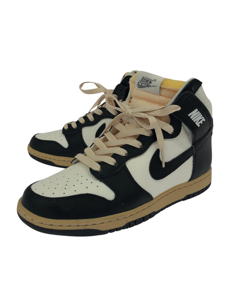 NIKE  Dunk High Black and Sail 25.5cm