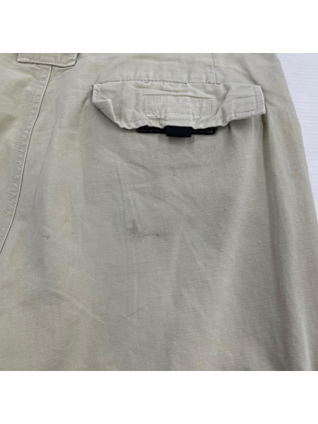 STUSSY パンツ 90s頃 USA製  リップストップ カーゴパンツ (W30) ベージュ