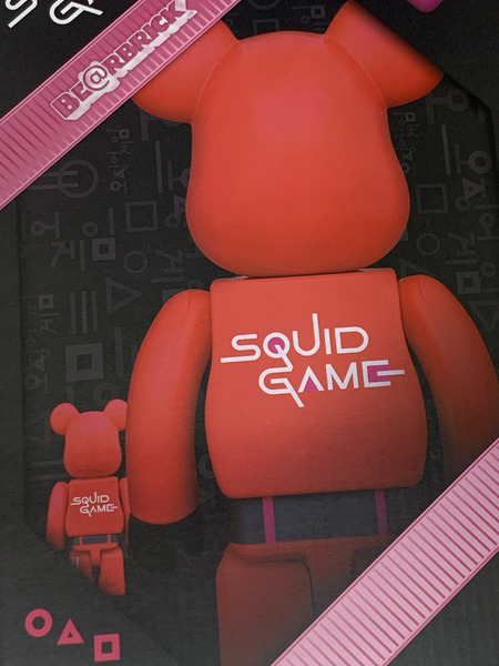 BE@RBRICK SQUID GAME (イカゲーム) GUARD ○ 100％ & 400％ 未開封 ベアブリック 