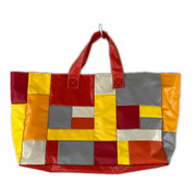 COMME des GARCONS トートバッグ 塩化ビニール パッチワーク ビタミンカラー