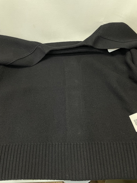 AMI paris Ami De Coeur メリノウールフェルトカーディガン M ブラック