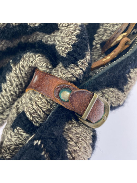 KAPITAL ショルダーバッグ スナフキン ニット ネイティブ