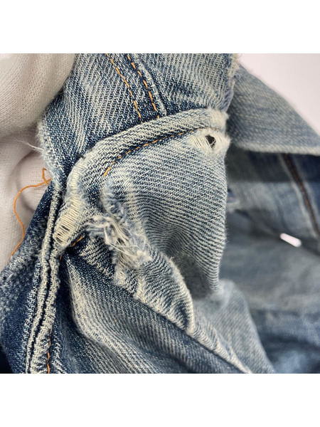 EVISU ショルダーバッグ デニム カモメ ブルー